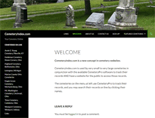 Tablet Screenshot of cemeteryindex.com
